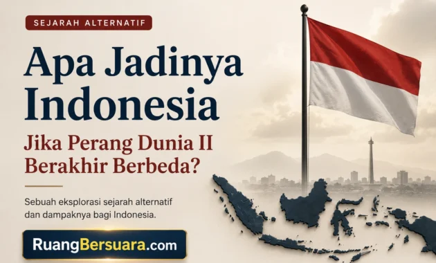 Indonesia mungkin tak pernah merdeka jika perang dunia ii berakhir berbeda